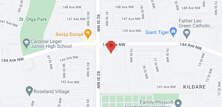 map of #4 14310 80 ST NW